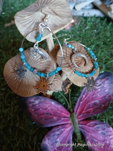 Boucles d'oreilles atlante 