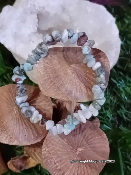 Bracelet baroque Larimar