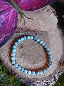 Bracelet Larimar ( véritable )