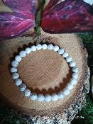 Bracelet howlite ( 6 mm )