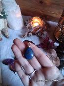 Pendentif goutte lapis lazuli