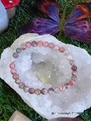 Bracelet Rhodochrosite ( 6 mm )