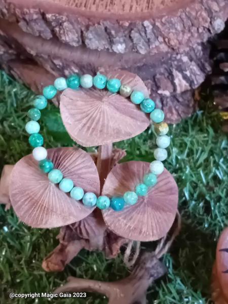 Bracelet Variscite ( 6 mm )