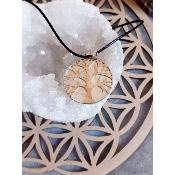 Pendentif en nacre arbre de vie en argent 925 