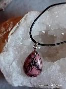 Pendentif rhodonite 