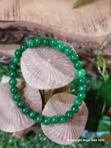 Bracelet Jade africain (  6 mm ) 