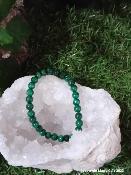 Bracelet Malachite ( 6 mm )