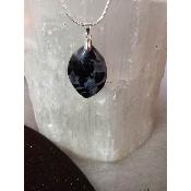 Pendentif goutte Gabbro