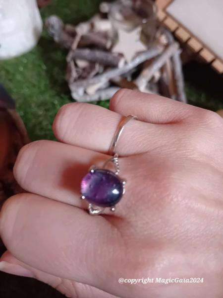 Bague fluorite 