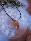 Pendentif Citrine naturelle brut