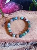 Bracelet agate indienne ( 8 mm )