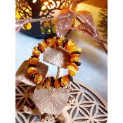 Bracelet ambre  baroque plusieurs couleurs 