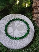 Bracelet Jade africain (  6 mm ) 