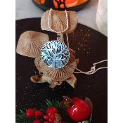 Pendentif en abalone arbre de vie en argent 925