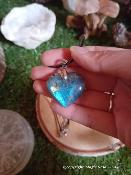 Pendentif coeur labradorite 