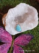 Pendentif  Larimar argent 925