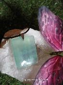 Pendentif Fluorite verte