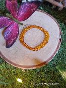 Bracelet ambre (6 mm )