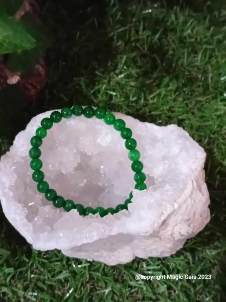 Bracelet Jade africain (  6 mm ) 