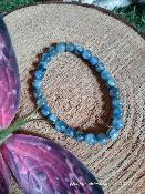 Bracelet Cyanite bleue 