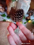 Pendentif coeur Fluorite verte 