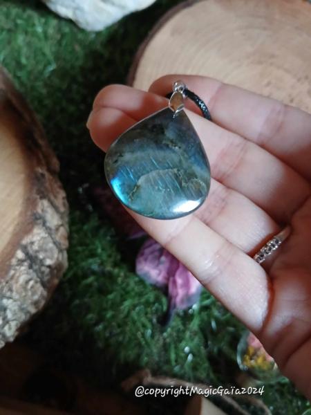 Pendentif  labradorite goutte