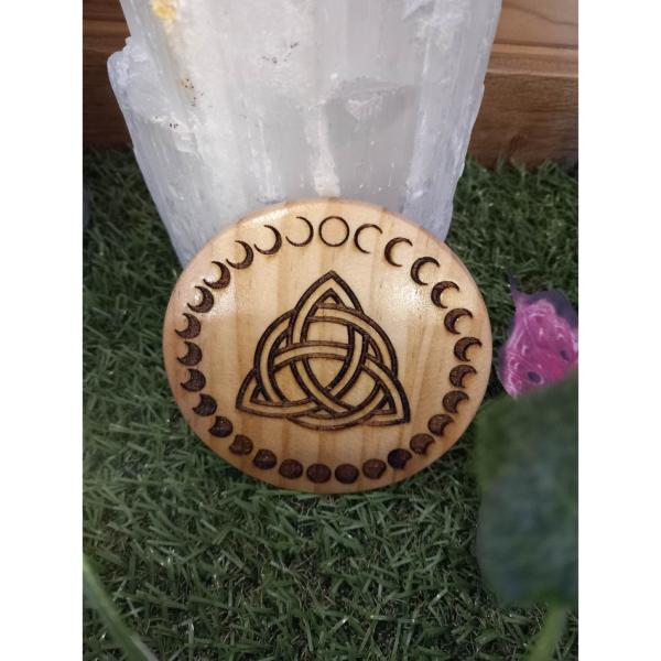 Plateau protection triquetra et ses phases lunaires