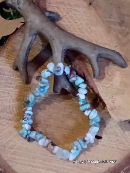 Bracelet baroque Larimar