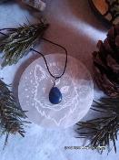 Pendentif goutte lapis lazuli